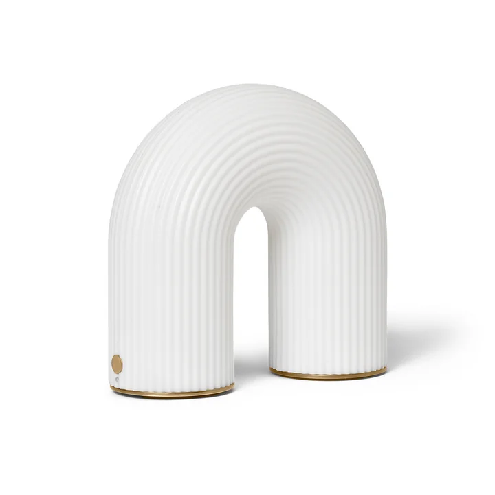 Ferm Living - Vuelta draagbare oplaadbare lamp, wit