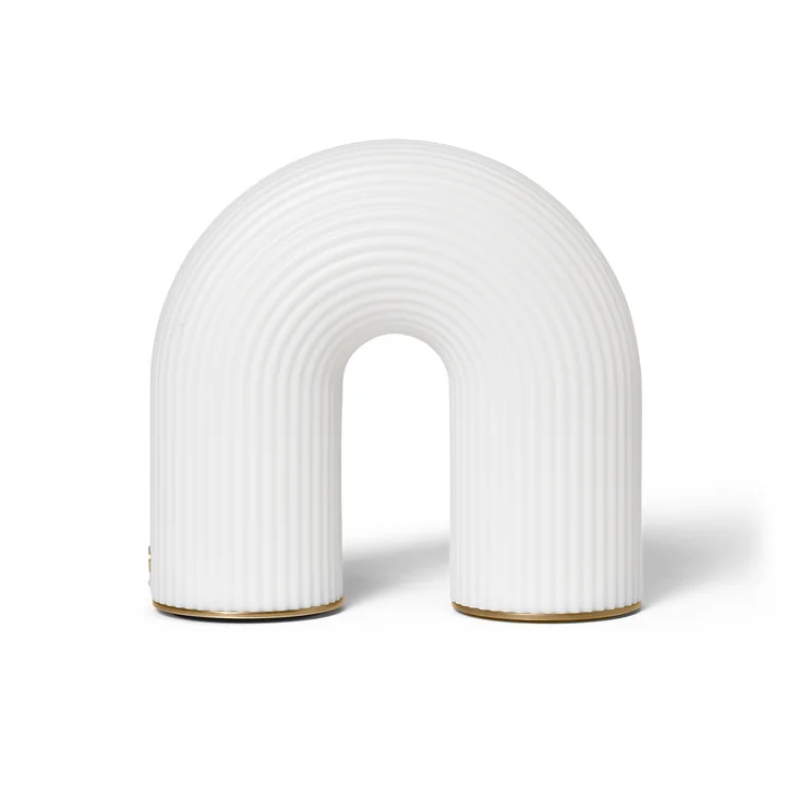 Ferm Living - Vuelta draagbare oplaadbare lamp, wit