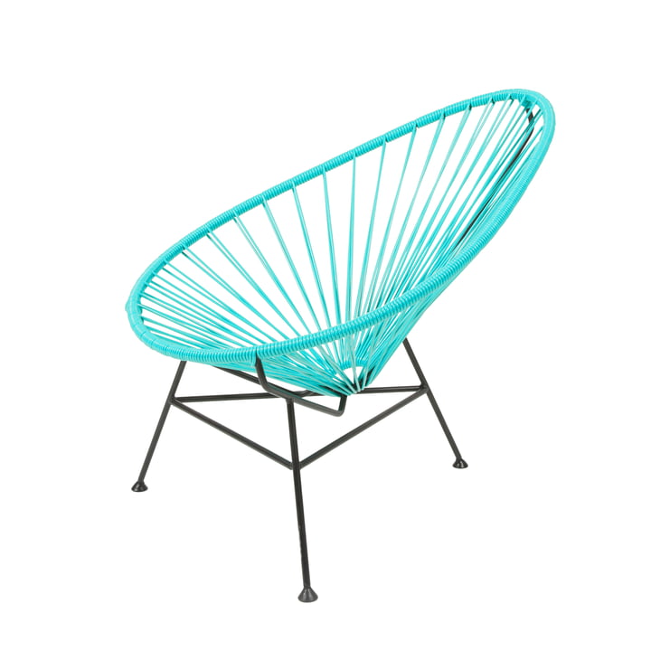 Acapulco Design Acapulco Mini Chair - Kinderen, aqua / zwart