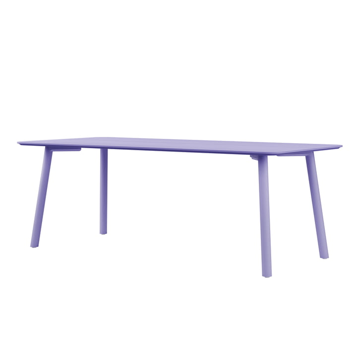 OUT Objekte unserer Tage Meyer Color - Tafel 200 x 92 cm, gelakt essenhout, lila