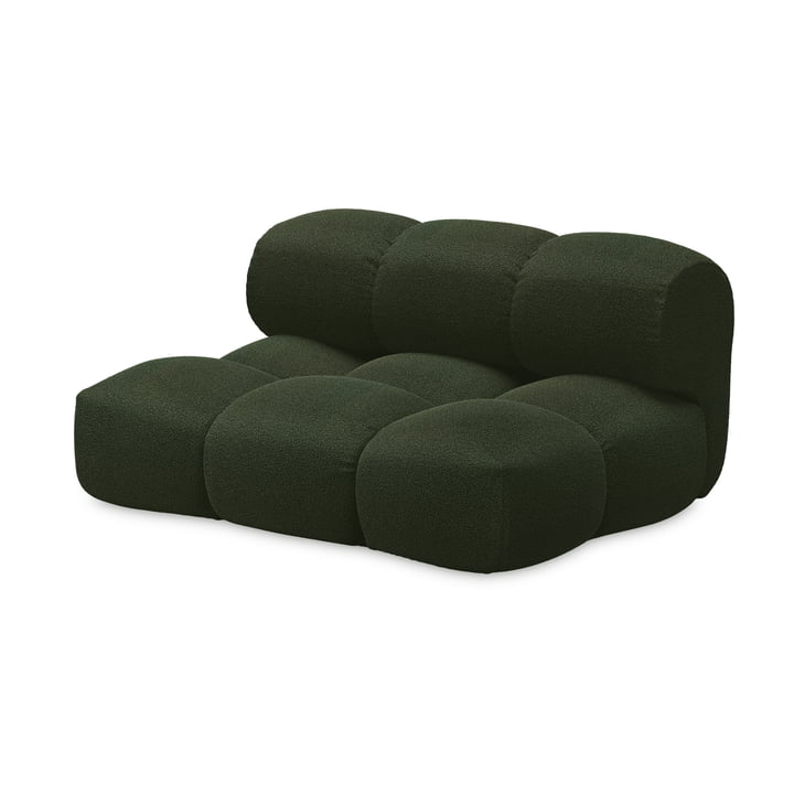 OUT Objekte unserer Tage - Sander Sofa Loveseat, mosgroen (Hug Me 032 van Chivasso)