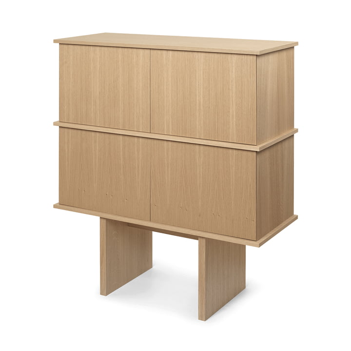 ferm Living - Stilt Dubbel Dressoir, natuurlijk eiken