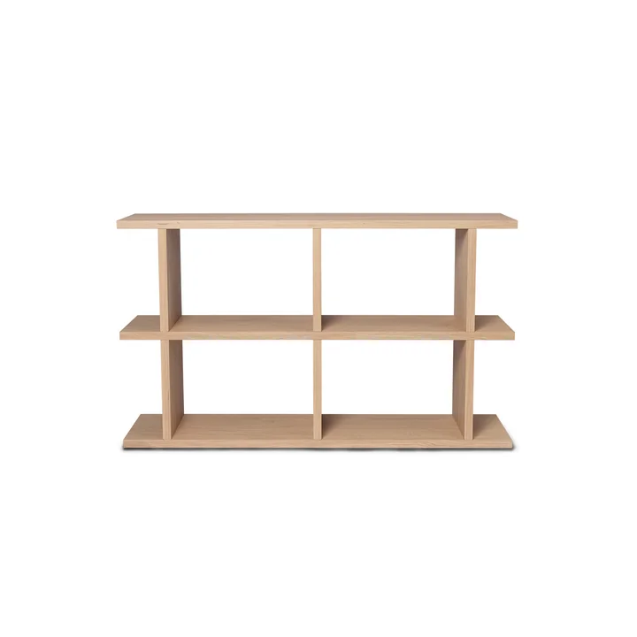 Ferm Living - Kona boekenkast 2 x 2, 72 x 122,5 cm, eiken natuur