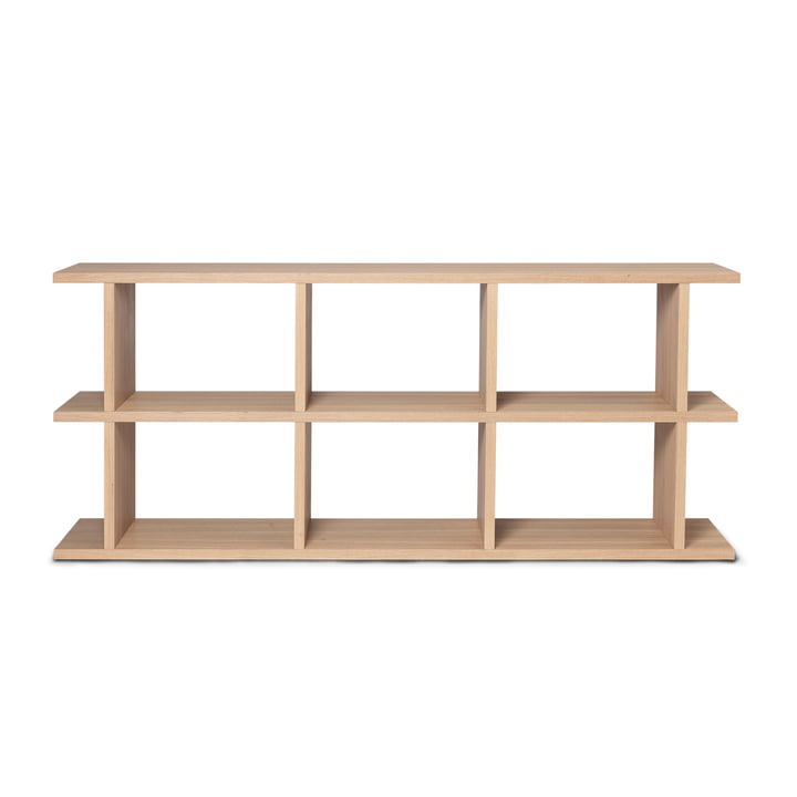 ferm Living - Kona boekenkast 3 x 2, 72 x 170 cm, eiken natuur