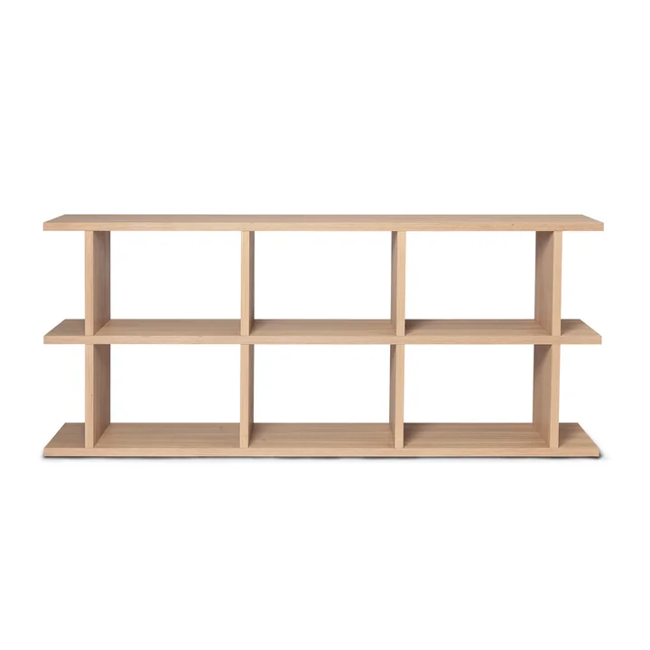 Ferm Living - Kona boekenkast 3 x 2, 72 x 170 cm, eiken natuur