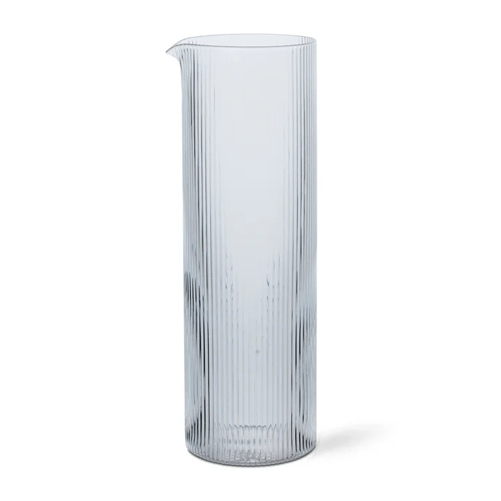 Ferm Living - Ripple Waterkaraf, 1,1 l, helder