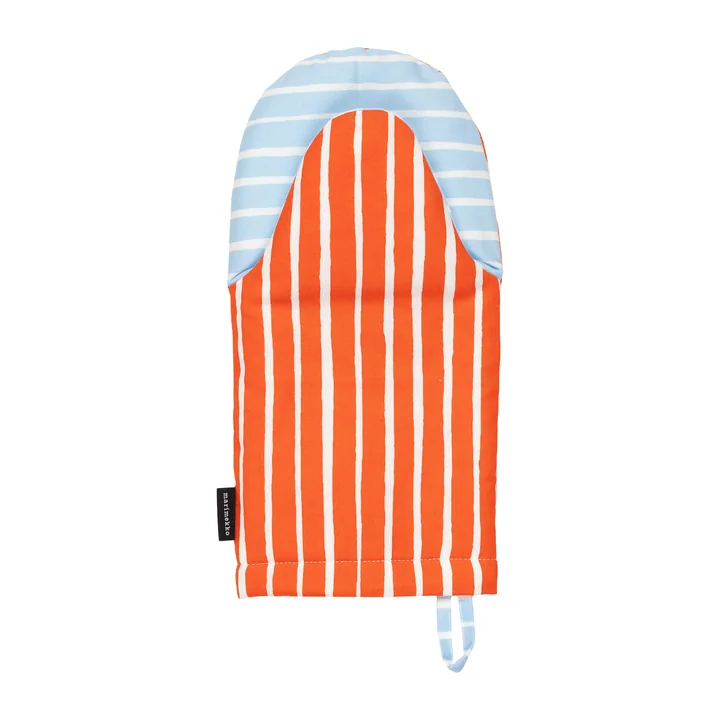 Marimekko - Ovenwant, oranje / blauw