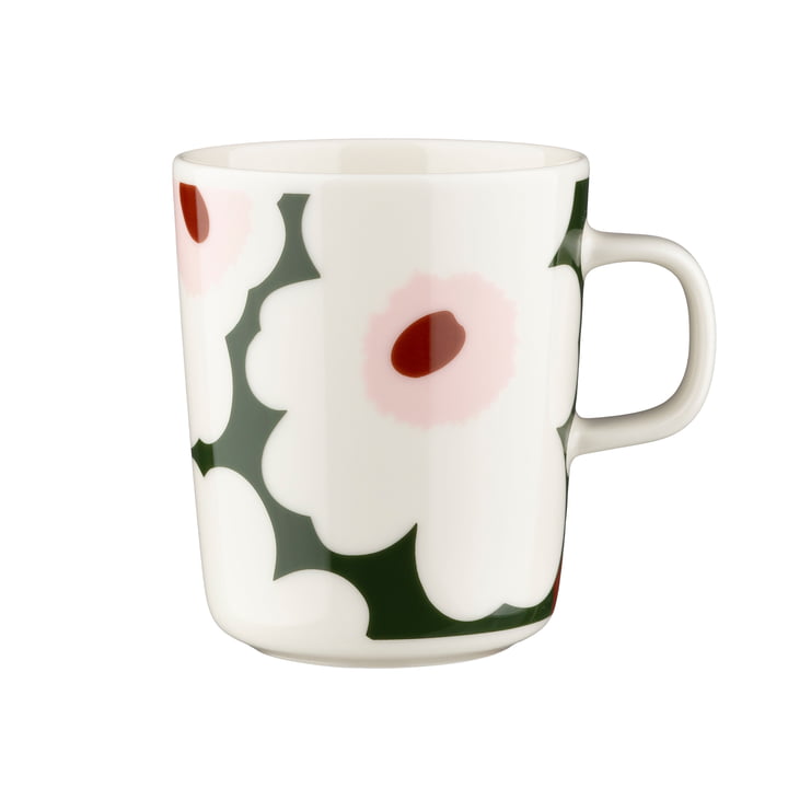 Marimekko - Oiva Unikko Mok met handvat, 250 ml, veelkleurig