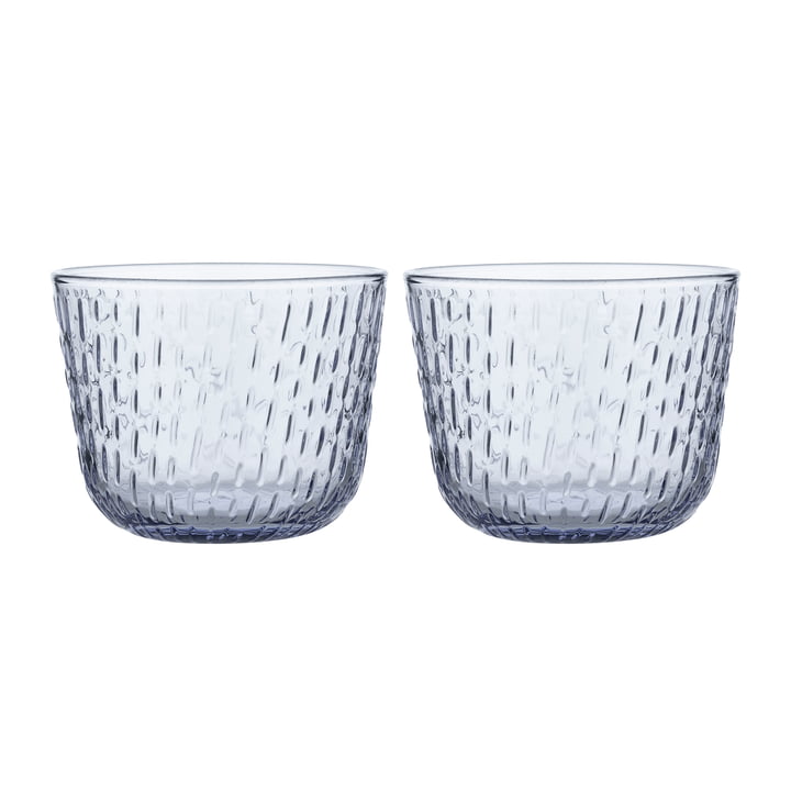 Marimekko Syksy - Glas, 220 ml, lavendel (set van 2)