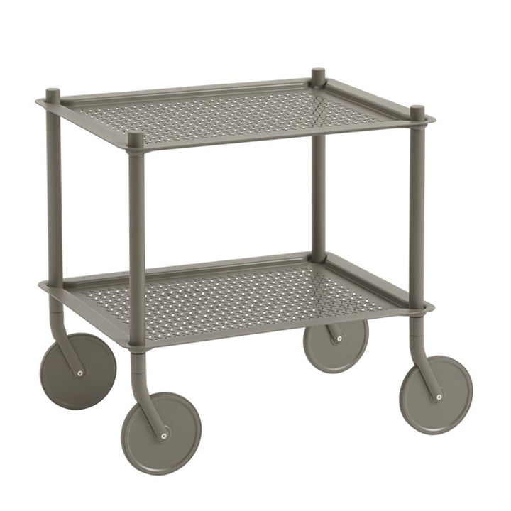 Muuto Flow - Trolley, 2 legplanken, taupe