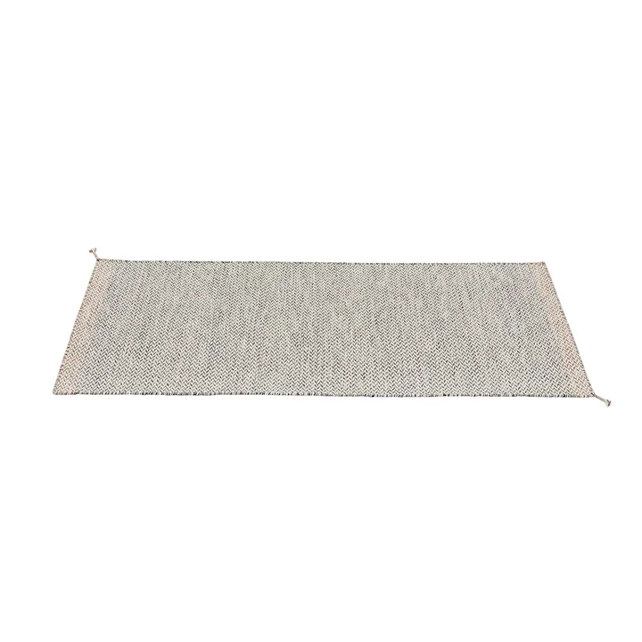 Muuto - Ply buitentapijt loper 200 x 80 cm, zwart / wit
