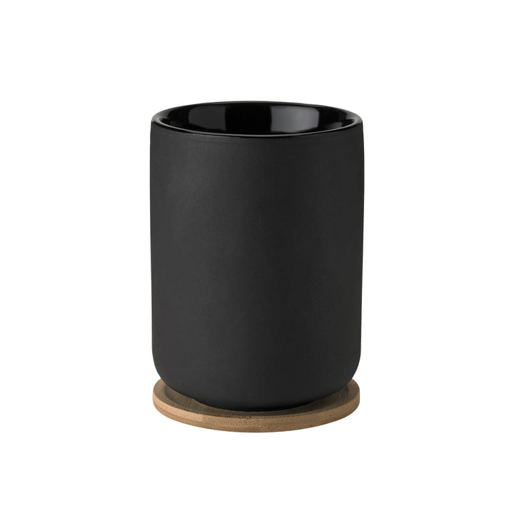 Stelton - Theo Thermo theemok met onderzetter, 0,25 l, zwart