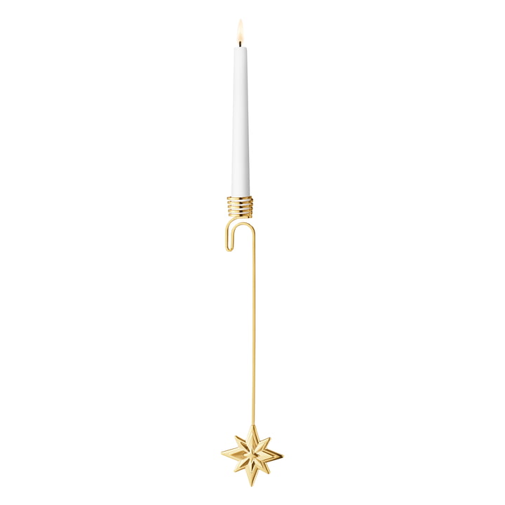 Georg Jensen - Kerstkandelaar, 2024 Ster, goud