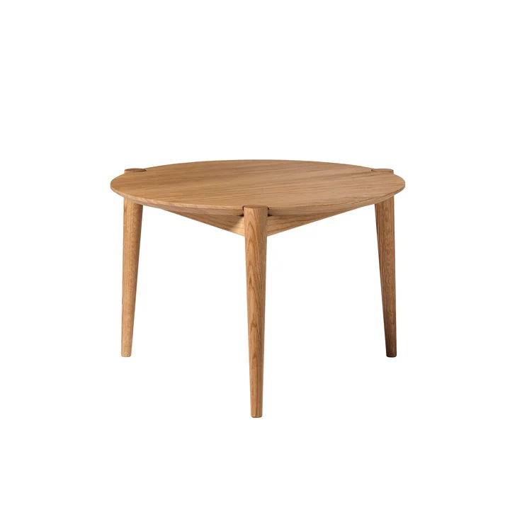 FDB Møbler - D102 Søs salontafel Ø 55 cm, geolied eiken