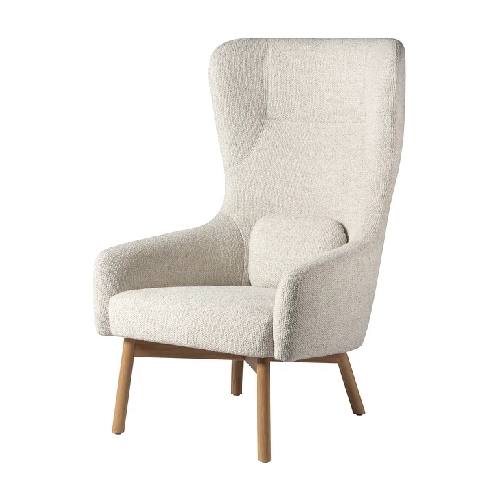 FDB Møbler - Gesja L35 fauteuil, eiken / beige (Monza 00)