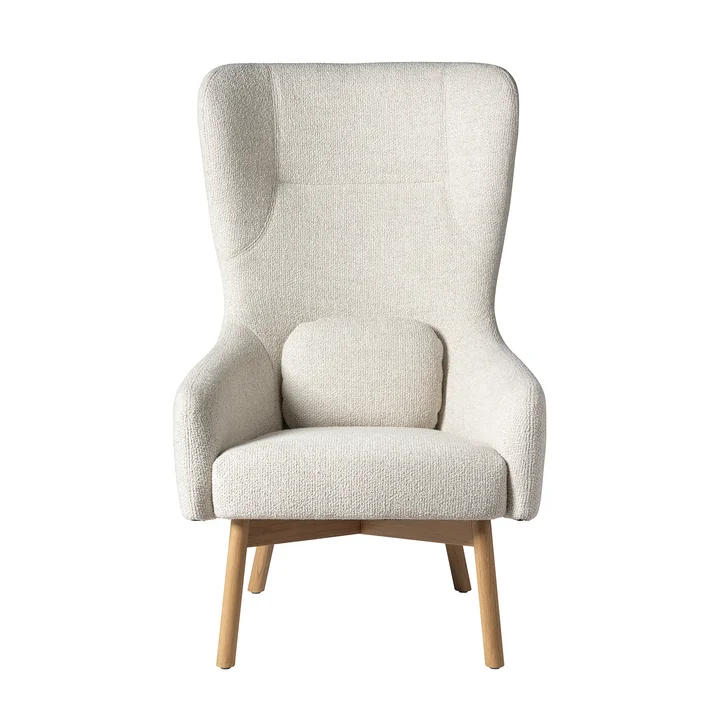 FDB Møbler - Gesja L35 fauteuil, eiken / beige (Monza 00)