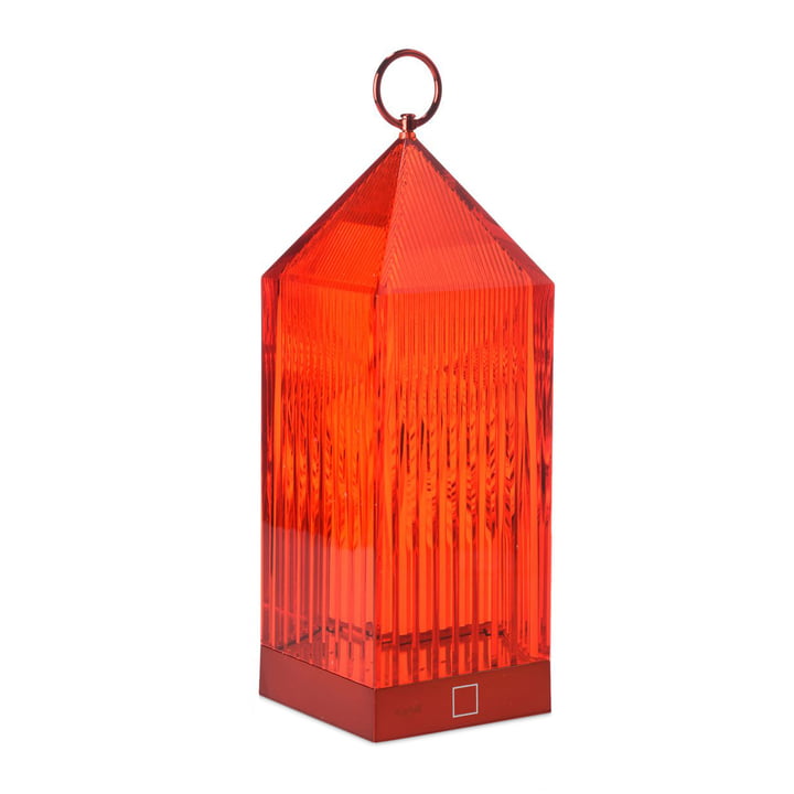 Kartell - Lantaarn LED-licht, rood