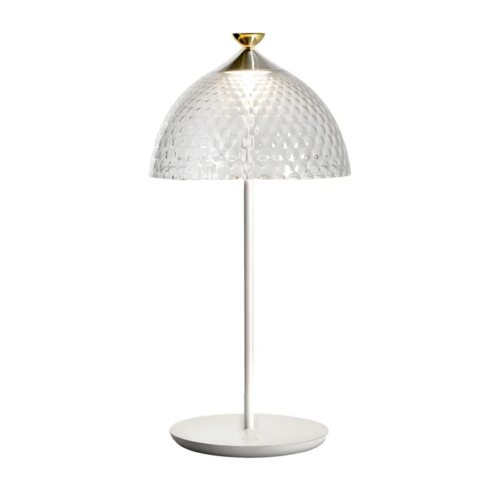 Kartell - Pumo LED tafellamp, transparant / wit