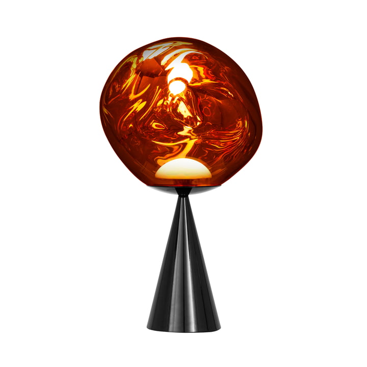 Tom Dixon - Melt Cone Fat LED tafellamp, koper/zwart