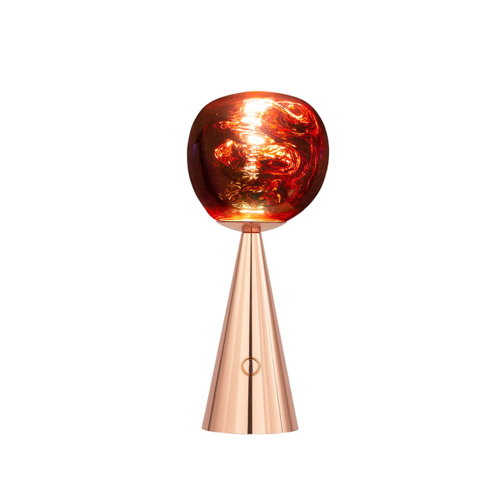 Tom Dixon - Melt LED tafellamp met oplaadbare batterij, koper