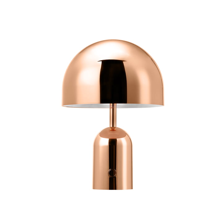 Tom Dixon - Bell LED tafellamp met oplaadbare batterij, koper