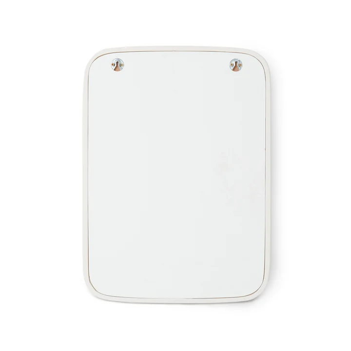 HKliving Curve - Spiegel 52 x 71 cm, eierschaal glanzend