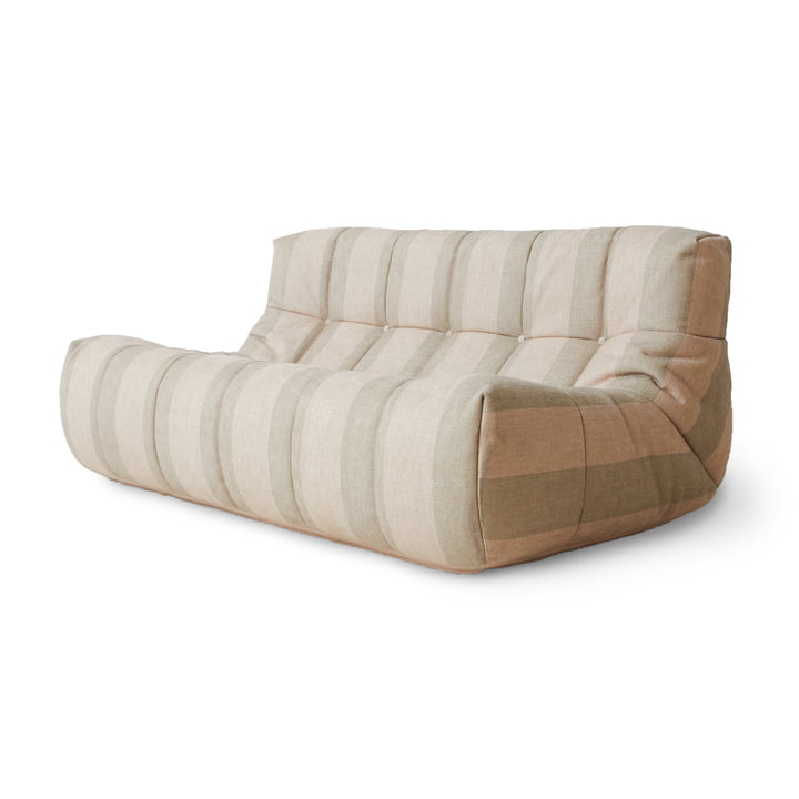 HKliving Lazy Lounge - Sofa, 2-zits, lodge