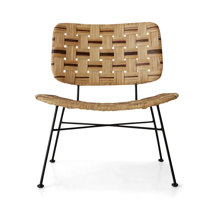 HKliving - Rotan loungestoel, naturel