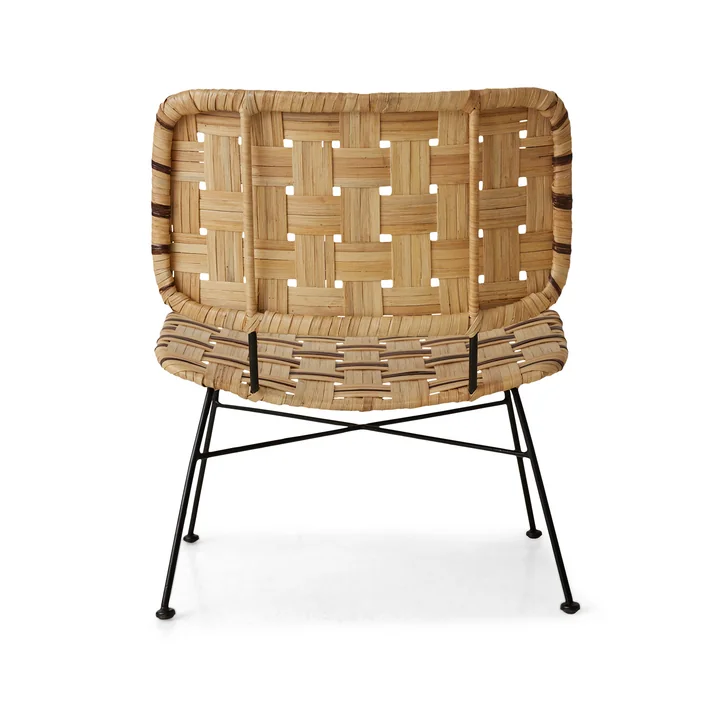 HKliving - Rotan loungestoel, naturel