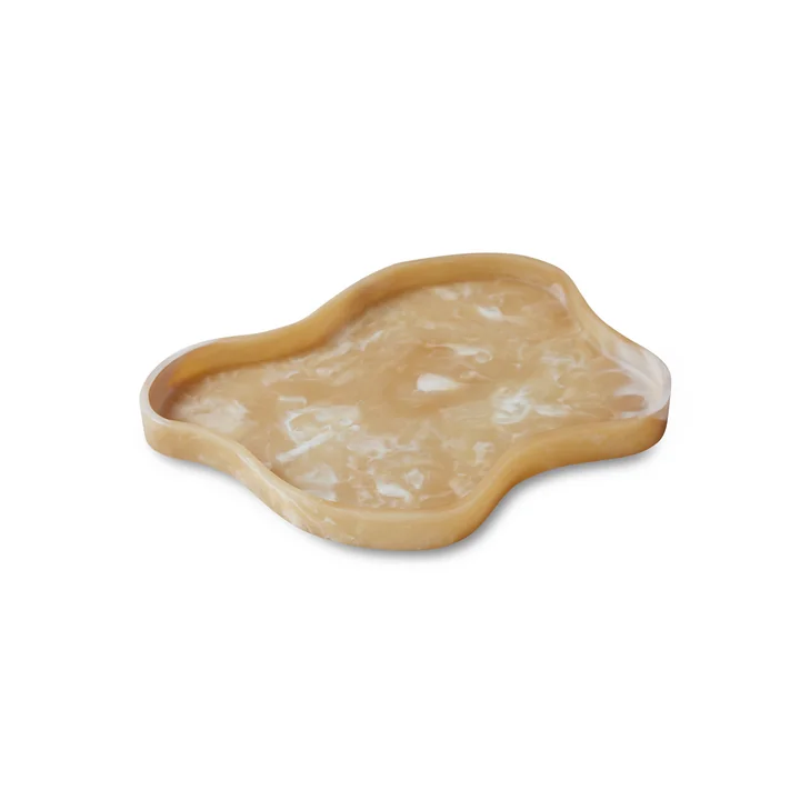 HKliving Patio - Dienblad S, 33,1 x 41,4 cm, crème