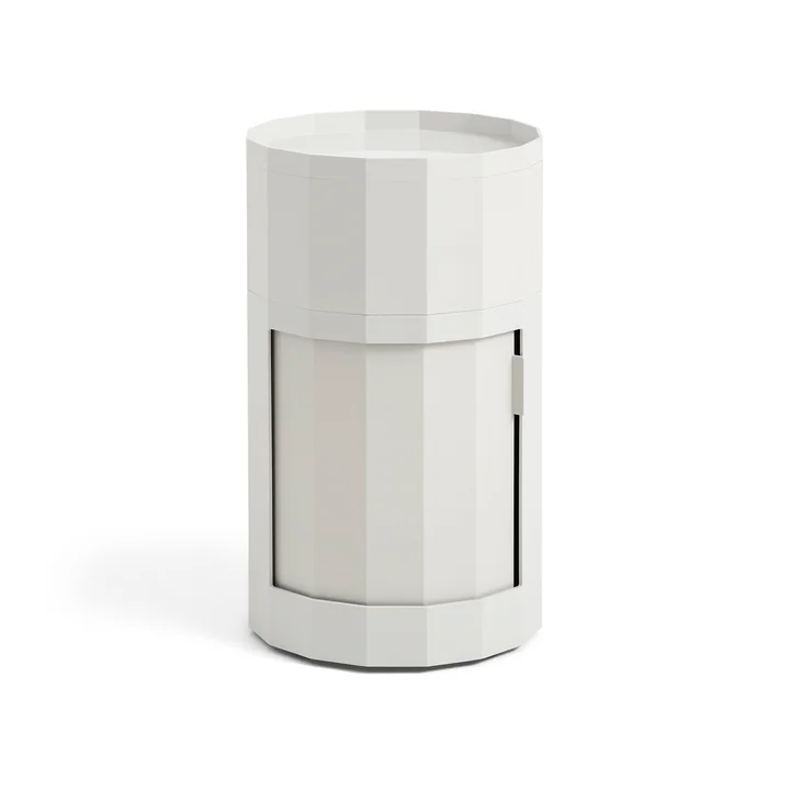 Facet kast met poten en wielen, hoog, donkergrijs van HAY