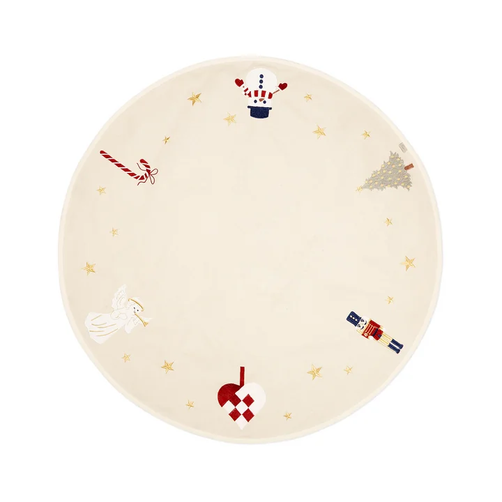 Kerstboomtapijt, beige van Cam Cam Copenhagen