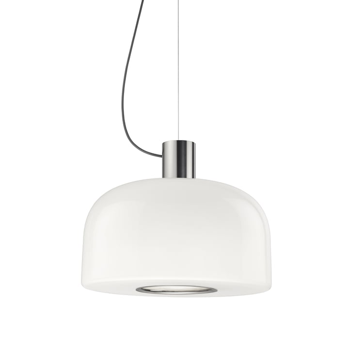 Flos - Bellhop Glazen hanglamp, helder aluminium