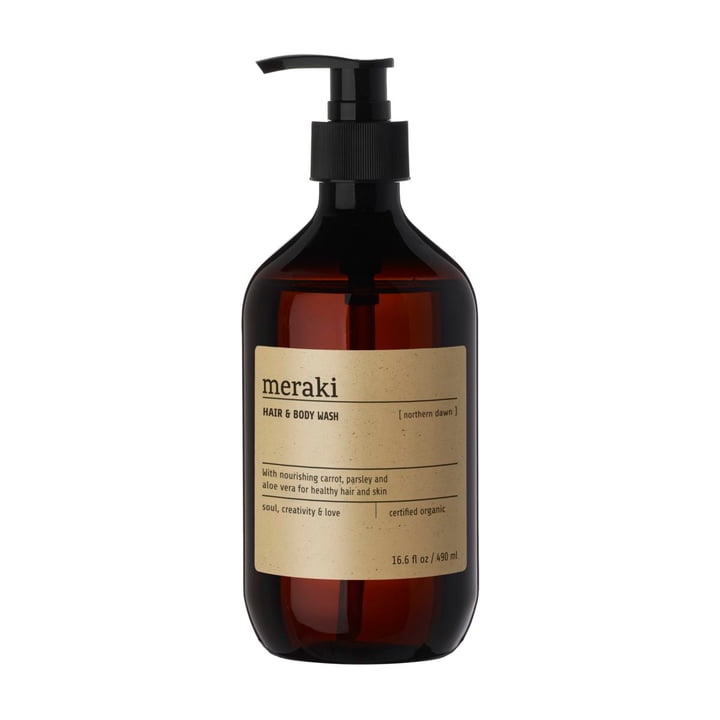 Meraki - Hair & Body Wash, Noordelijke dageraad, 490 ml