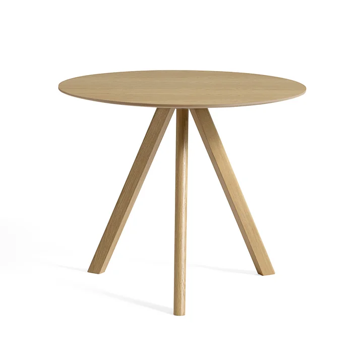 HAY - Copenhague CPH20 2. 0 Tafel Ø 90 cm, gelakt eiken