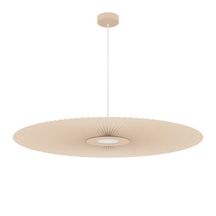 Hartô - Carmen LED hanglamp L, Ø 120 cm, goudkleurig zand (RAL 1015)