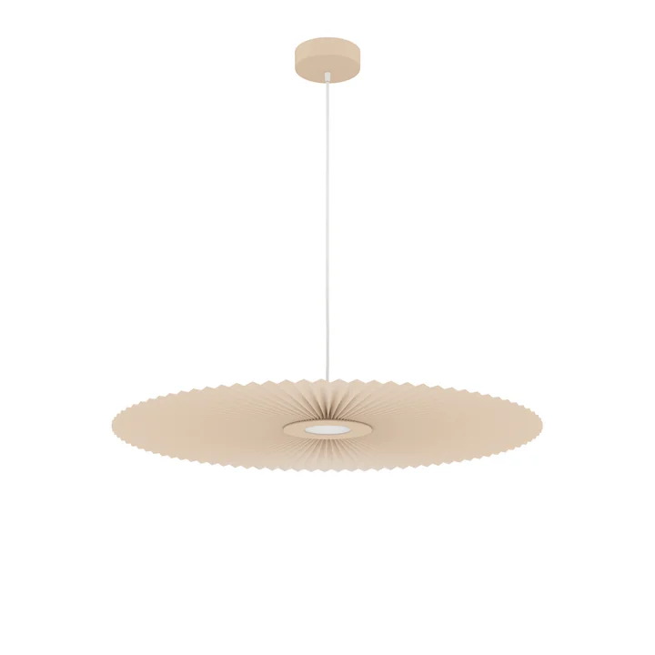 Hartô - Carmen LED hanglamp M, Ø 90 cm, goudkleurig zand (RAL 1015)