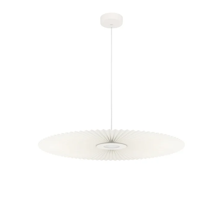 Hartô - Carmen LED hanglamp M, Ø 90 cm, wit (RAL 9016)