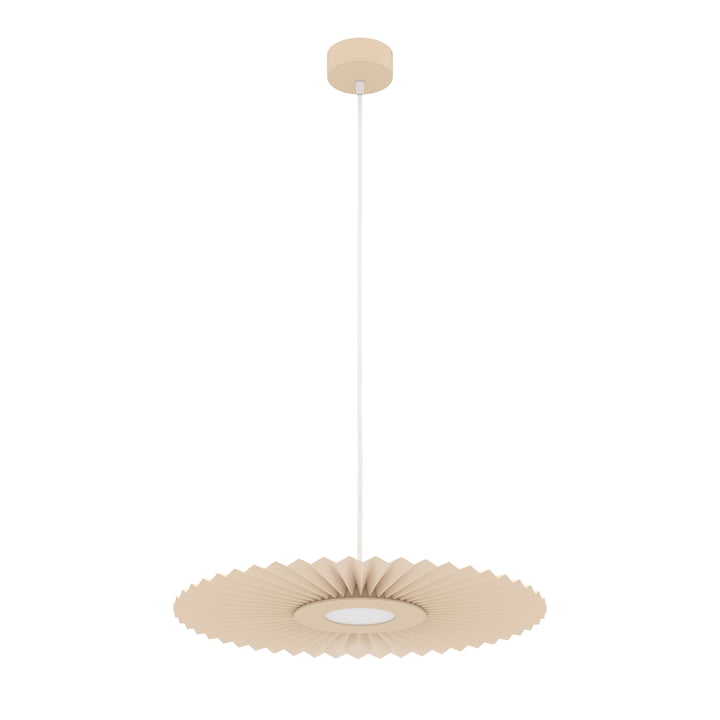 Hartô - Carmen LED hanglamp S, Ø 50 cm, goudkleurig zand (RAL 1015)