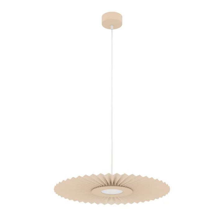 Hartô - Carmen LED hanglamp S, Ø 50 cm, goudkleurig zand (RAL 1015)