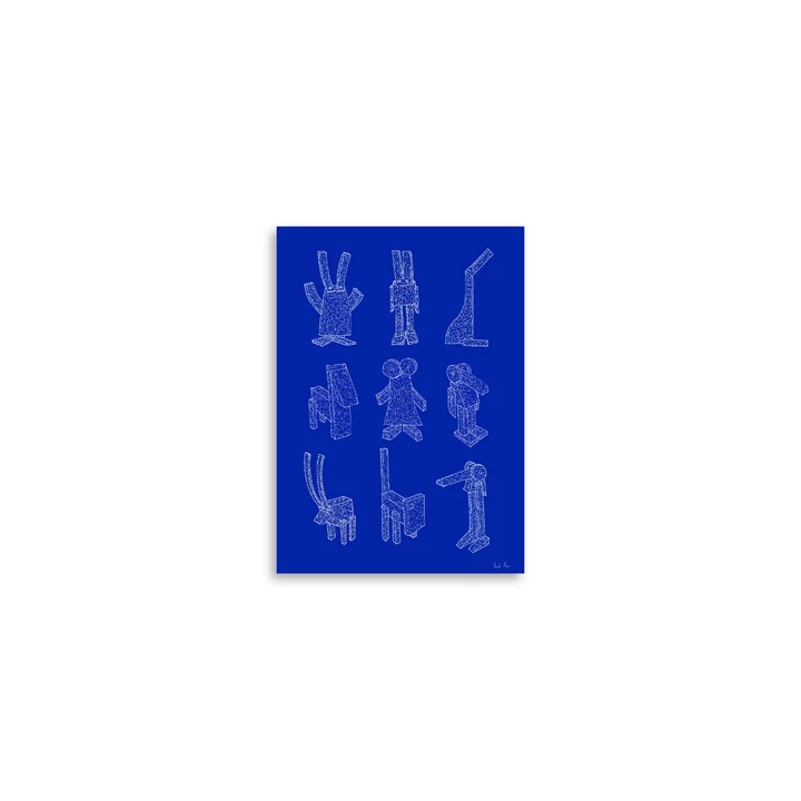 Paper Collective Offcut Animals - Poster, 21 x 29,7 cm (A4)