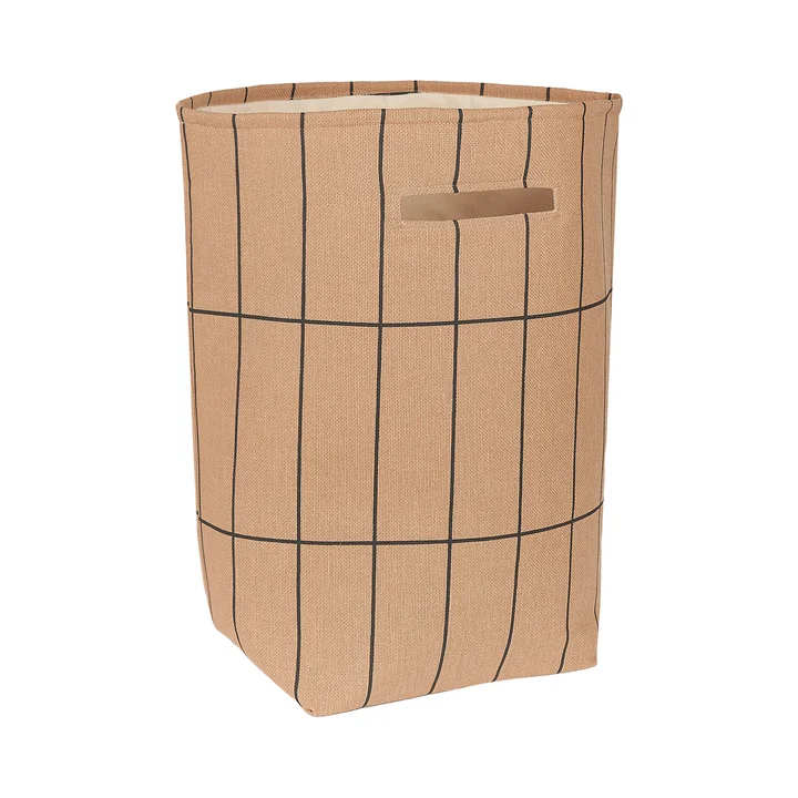 Nobodinoz - Vibes opbergmand, groot, bruin/zwart