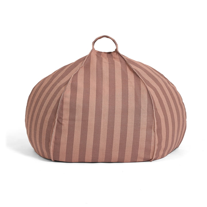 Nobodinoz - Ronde zitzak Vibes, Ø 70 x H 30 cm, roze / paars