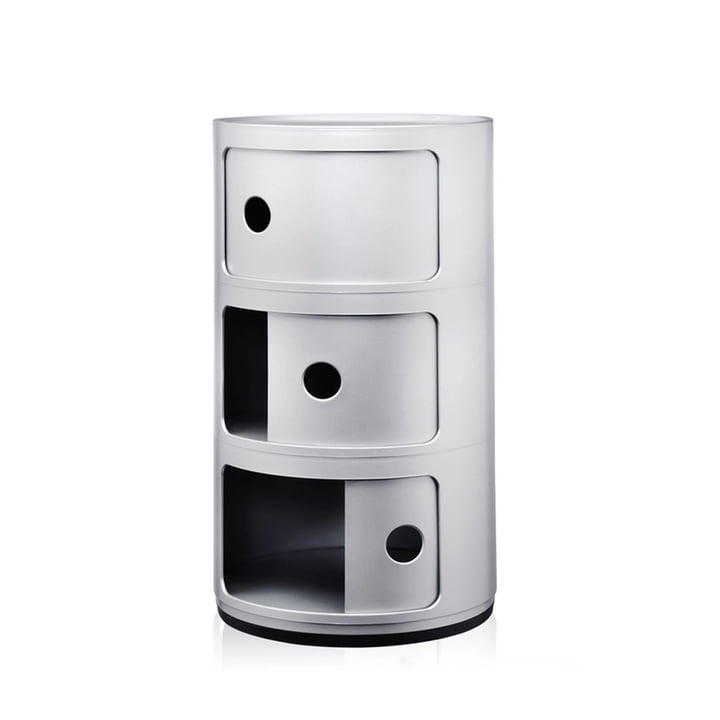 Kartell - Componibili 4967, zilver