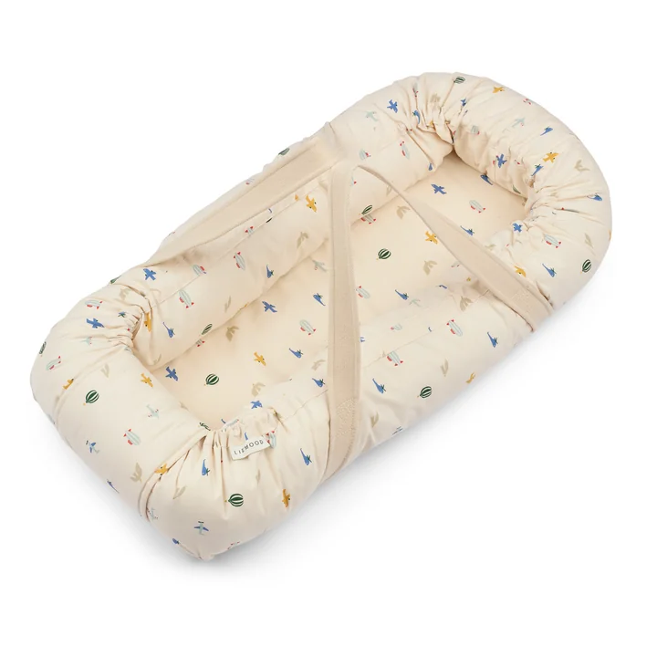 LIEWOOD Gro - Babynestje / draagzak, klassiek, Aviator, ecru