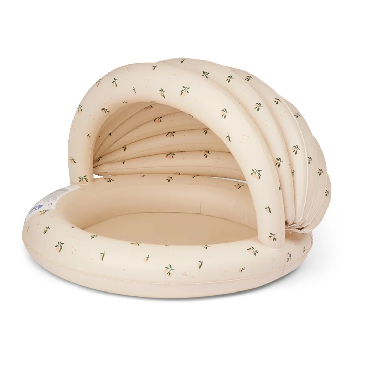 LIEWOOD - Hadleia zwembad met dak, Ø 108 cm, Seashell / perzik