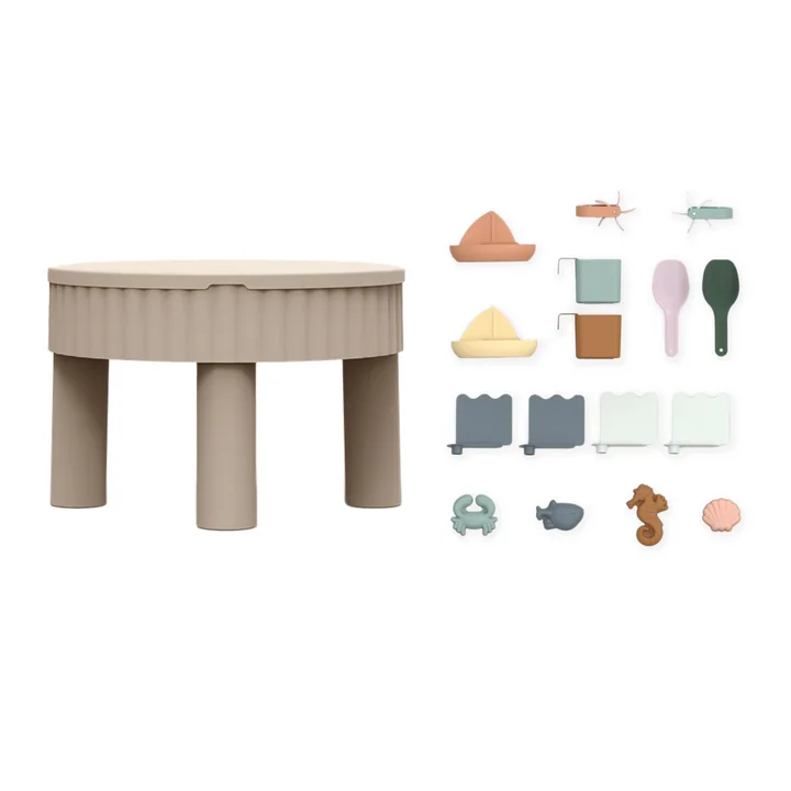 LIEWOOD - Sepp speeltafel, 80 x 76 cm, zandkleurig multimix