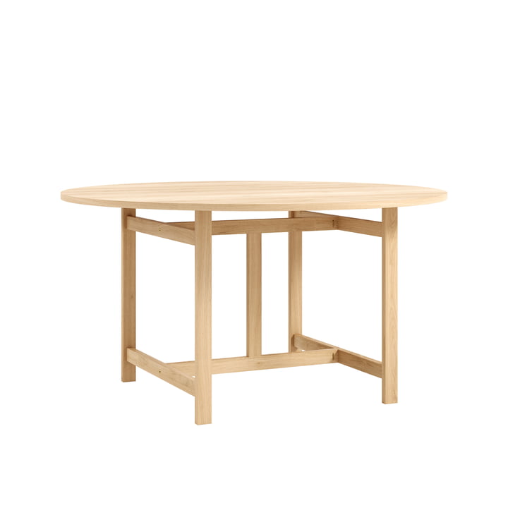 Moebe - Eettafel, Ø 130 cm, natuurlijk eiken