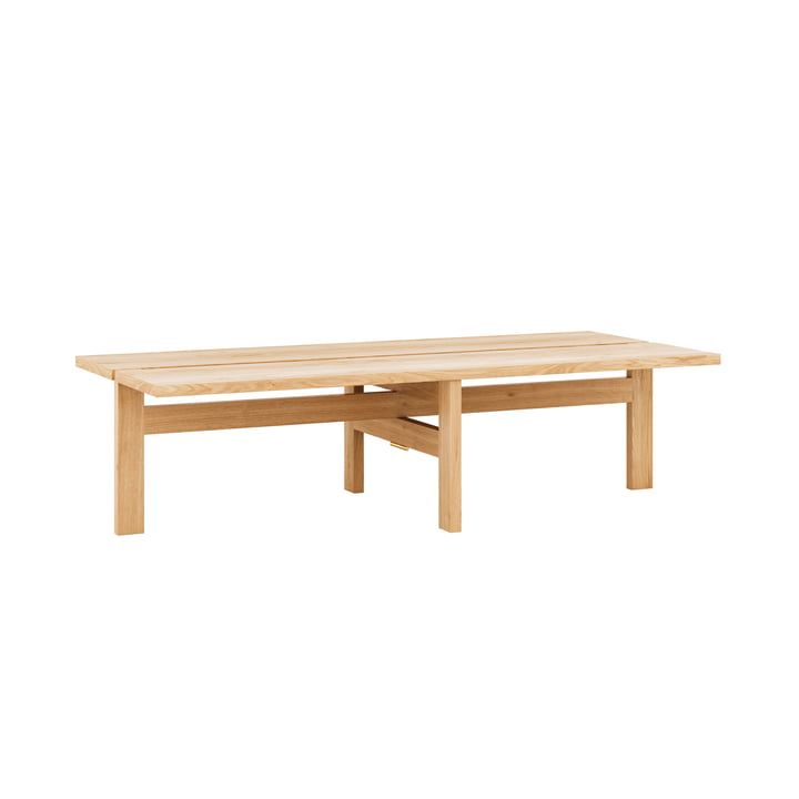 Moebe - Salontafel, 115 x 32,5 cm, natuurlijk eiken