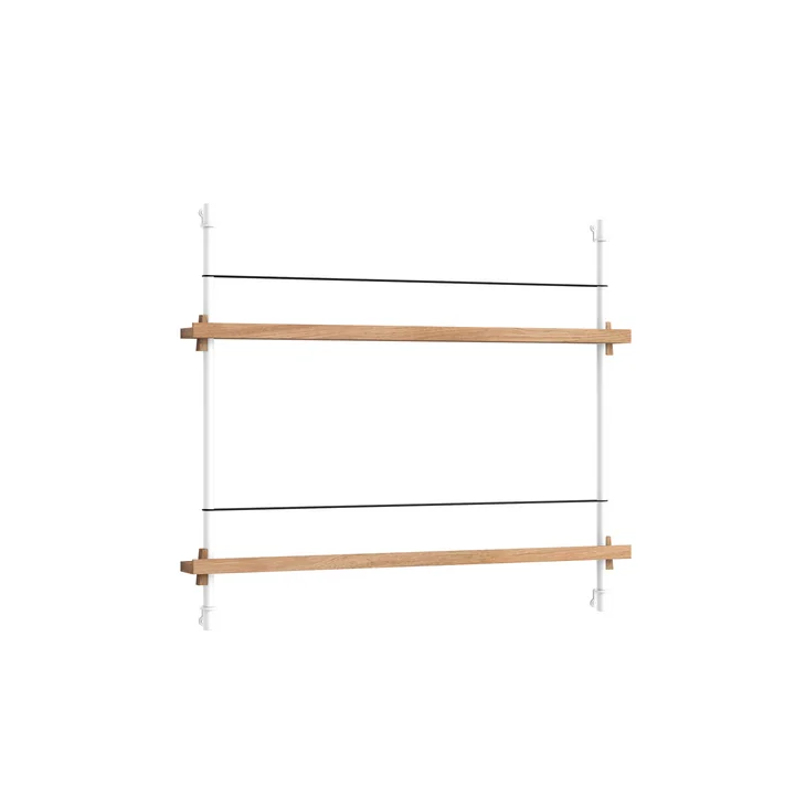 Moebe - Krantenrek, 85 x 65 cm, eiken naturel / wit